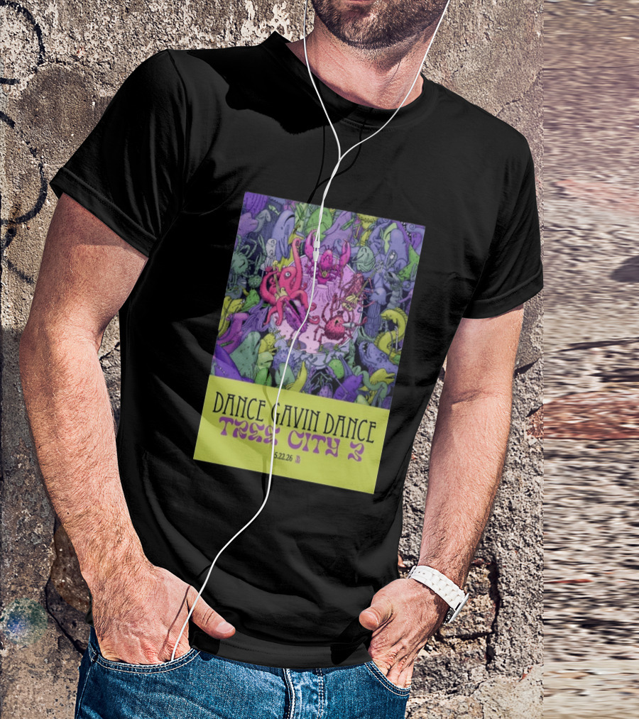 Dance Gavin Dance Tree City 2 May 22 2026 Concert T-Shirt