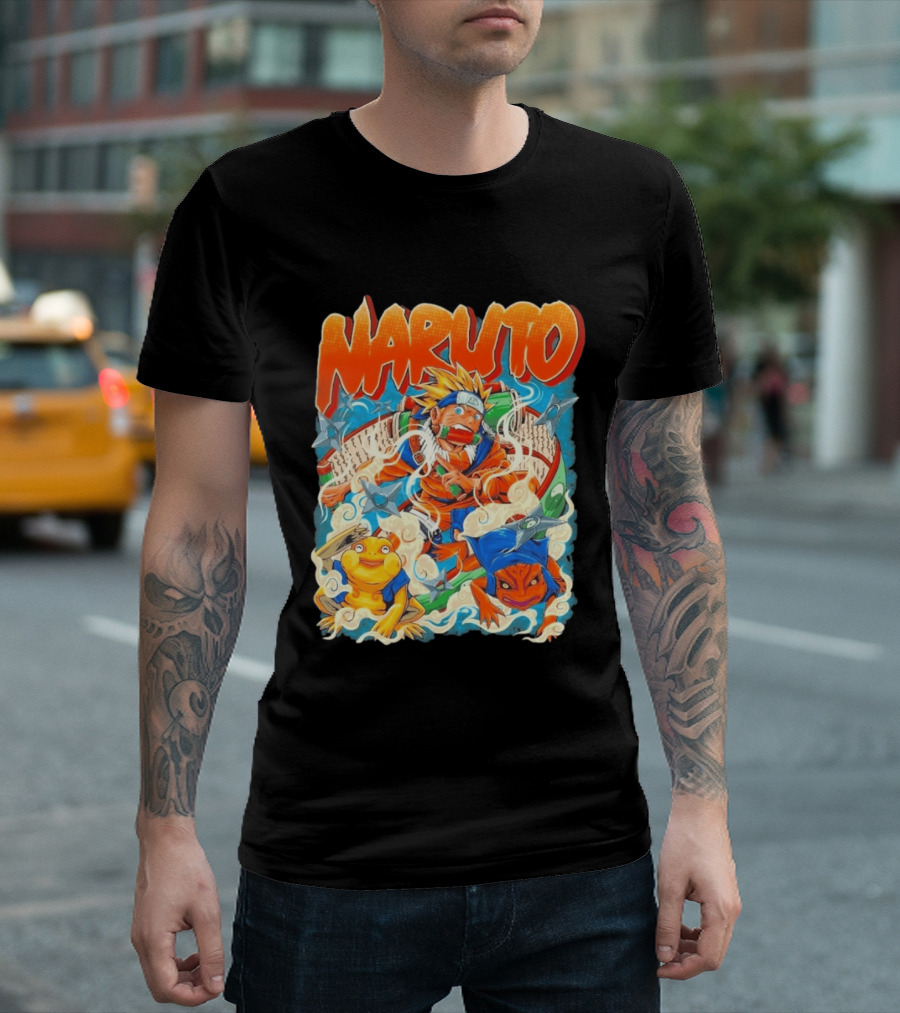 Naruto Uzumaki Toad Summoning Adventure Anime Ninja T-Shirt