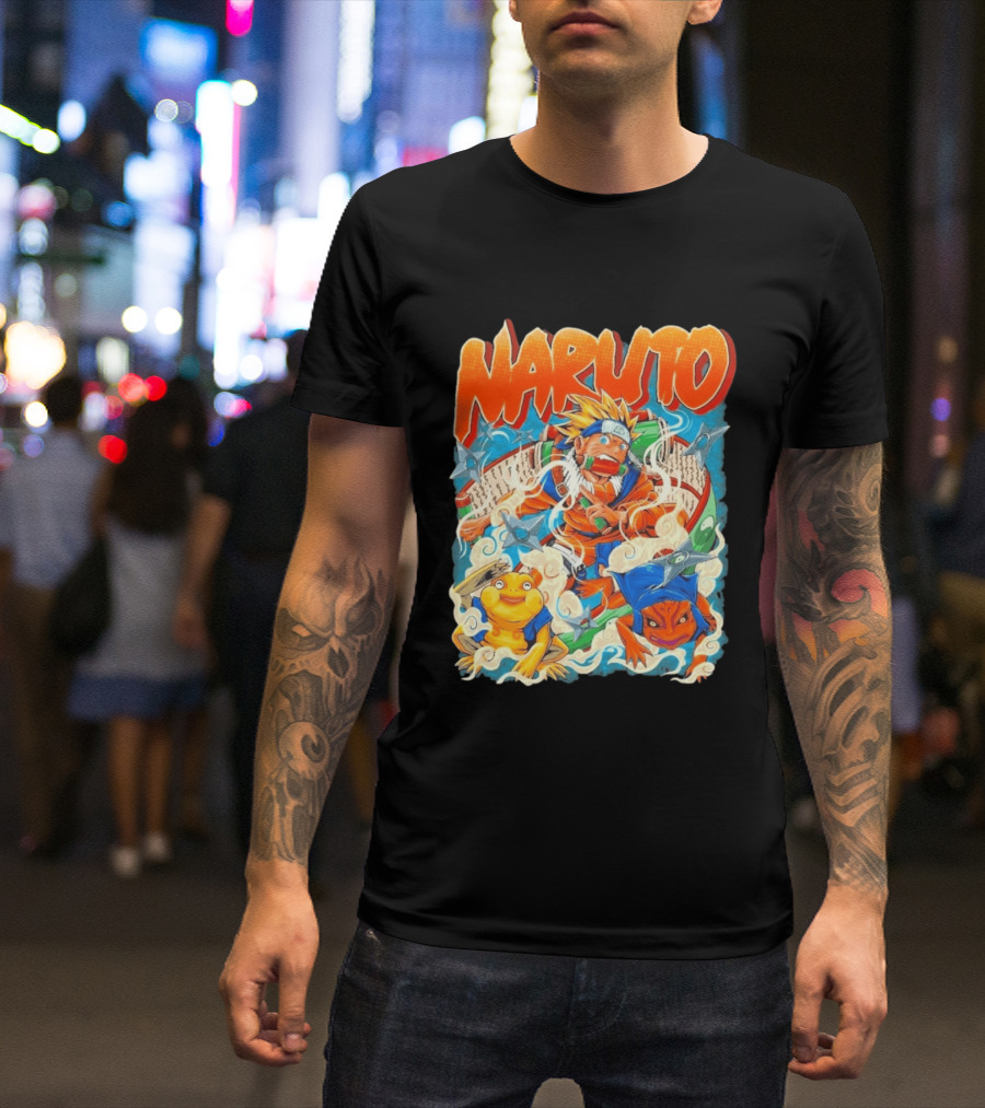 Naruto Uzumaki Toad Summoning Adventure Anime Ninja T-Shirt