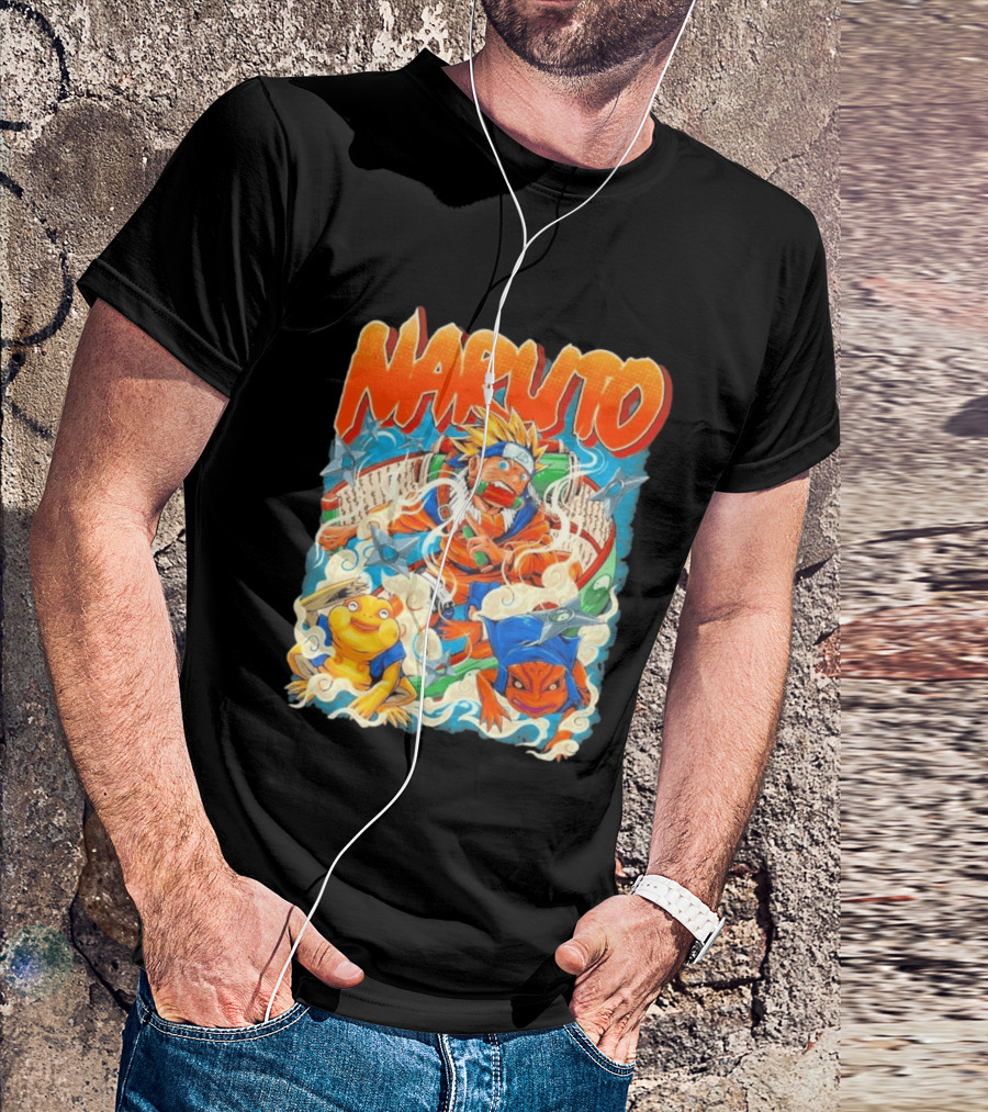 Naruto Uzumaki Toad Summoning Adventure Anime Ninja T-Shirt