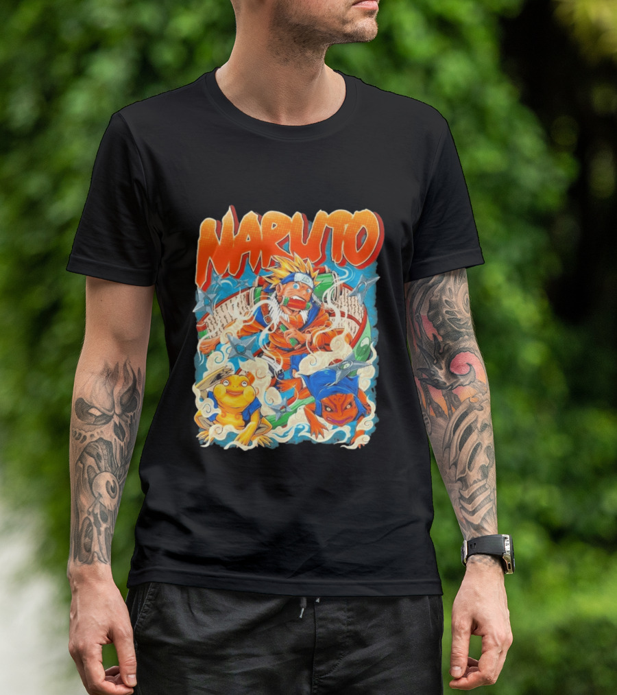 Naruto Uzumaki Toad Summoning Adventure Anime Ninja T-Shirt