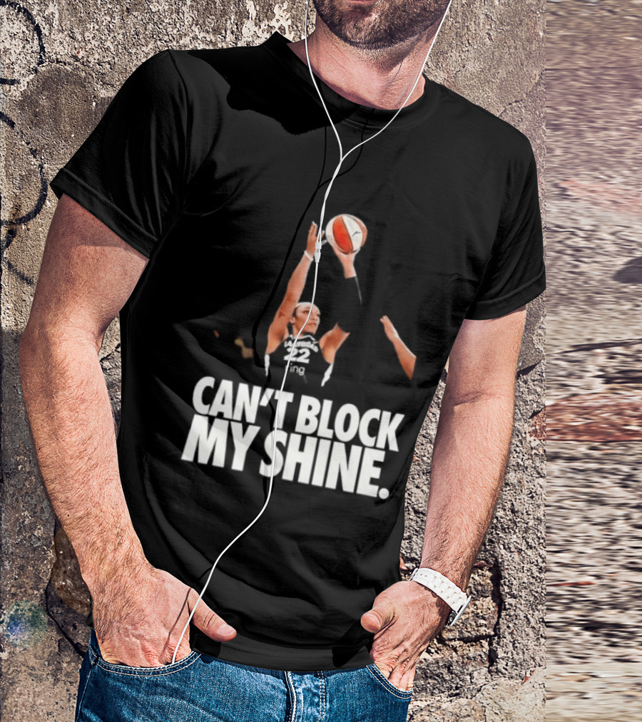 Can't Block My Shine A'ja Basketball Inspirational T-Shirt