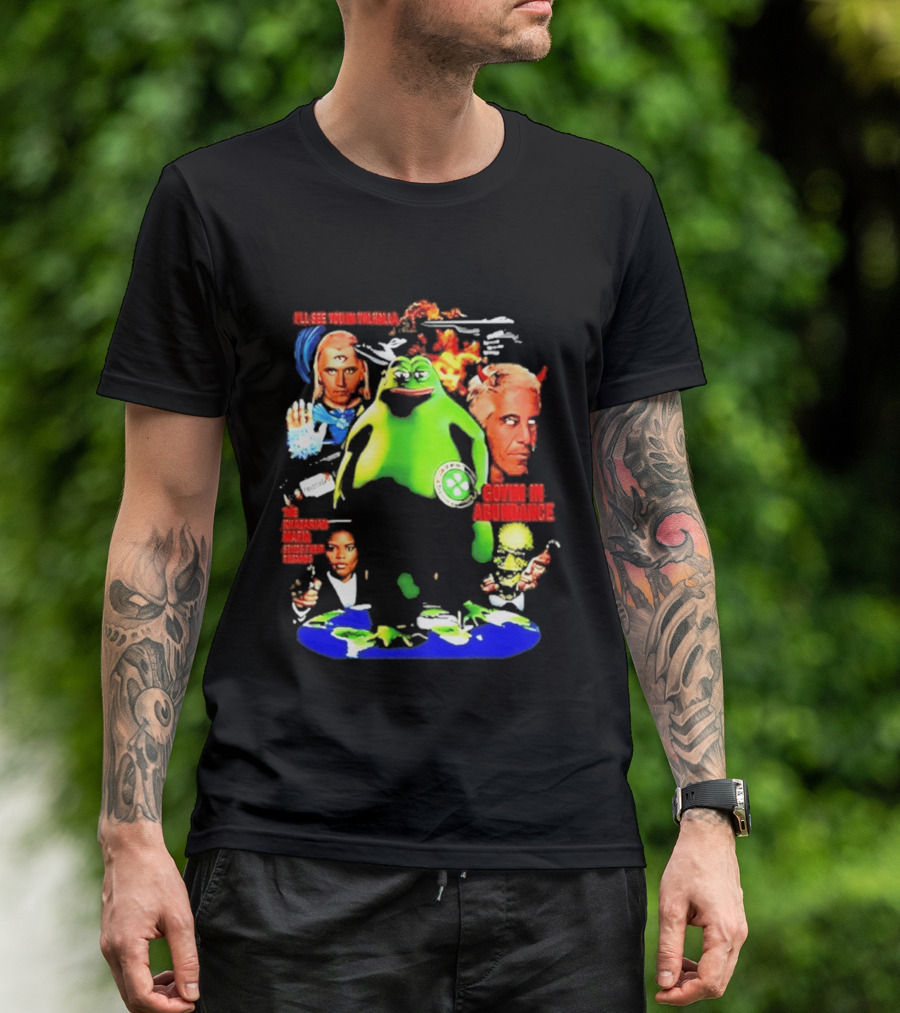 Pepe The Frog Ashtar Sheran I'll See You In Valhalla Goyim In Abundance T-Shirt