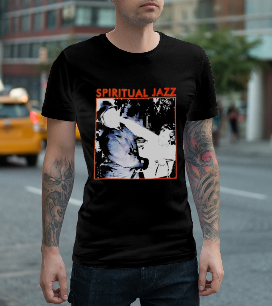 Spiritual Jazz Horn Player Watercolor T-Shirt