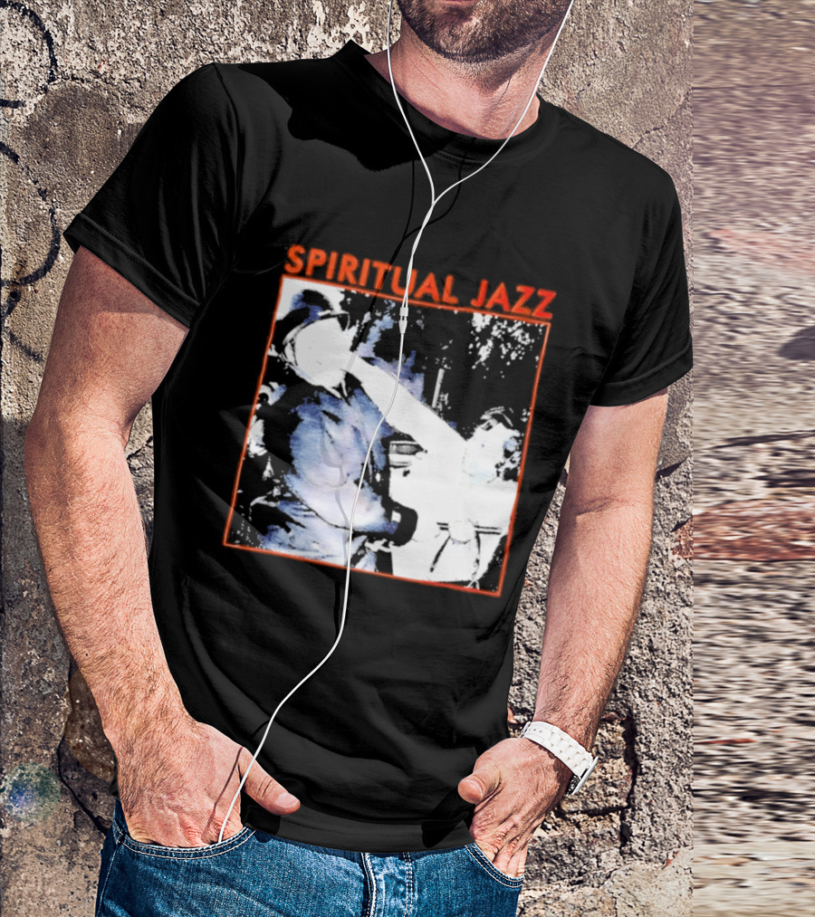 Spiritual Jazz Horn Player Watercolor T-Shirt