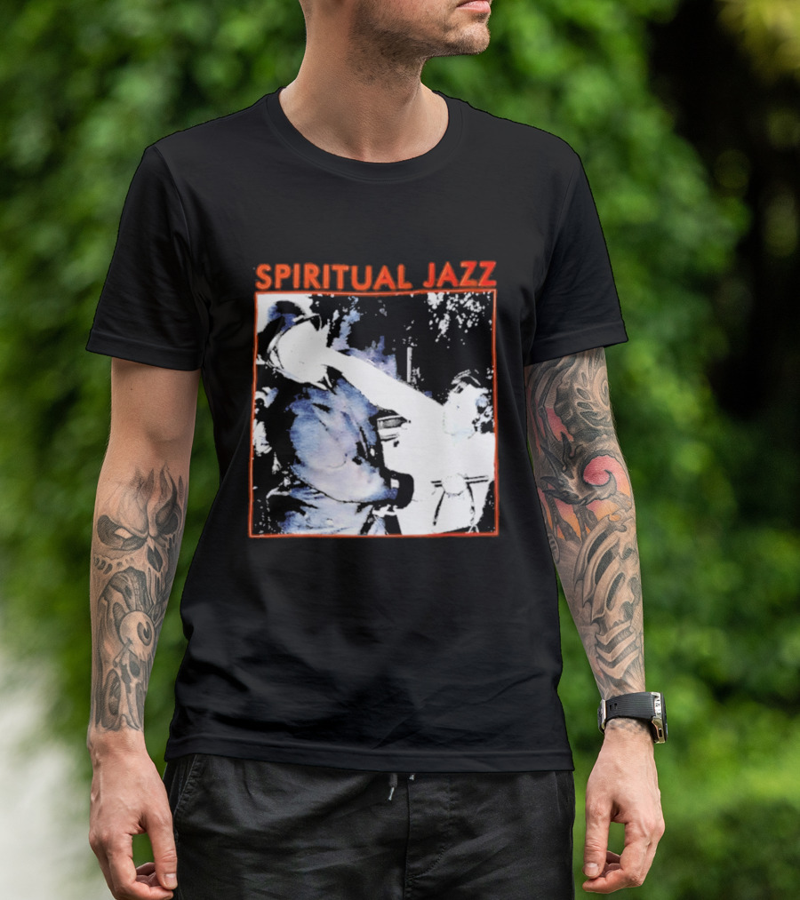 Spiritual Jazz Horn Player Watercolor T-Shirt