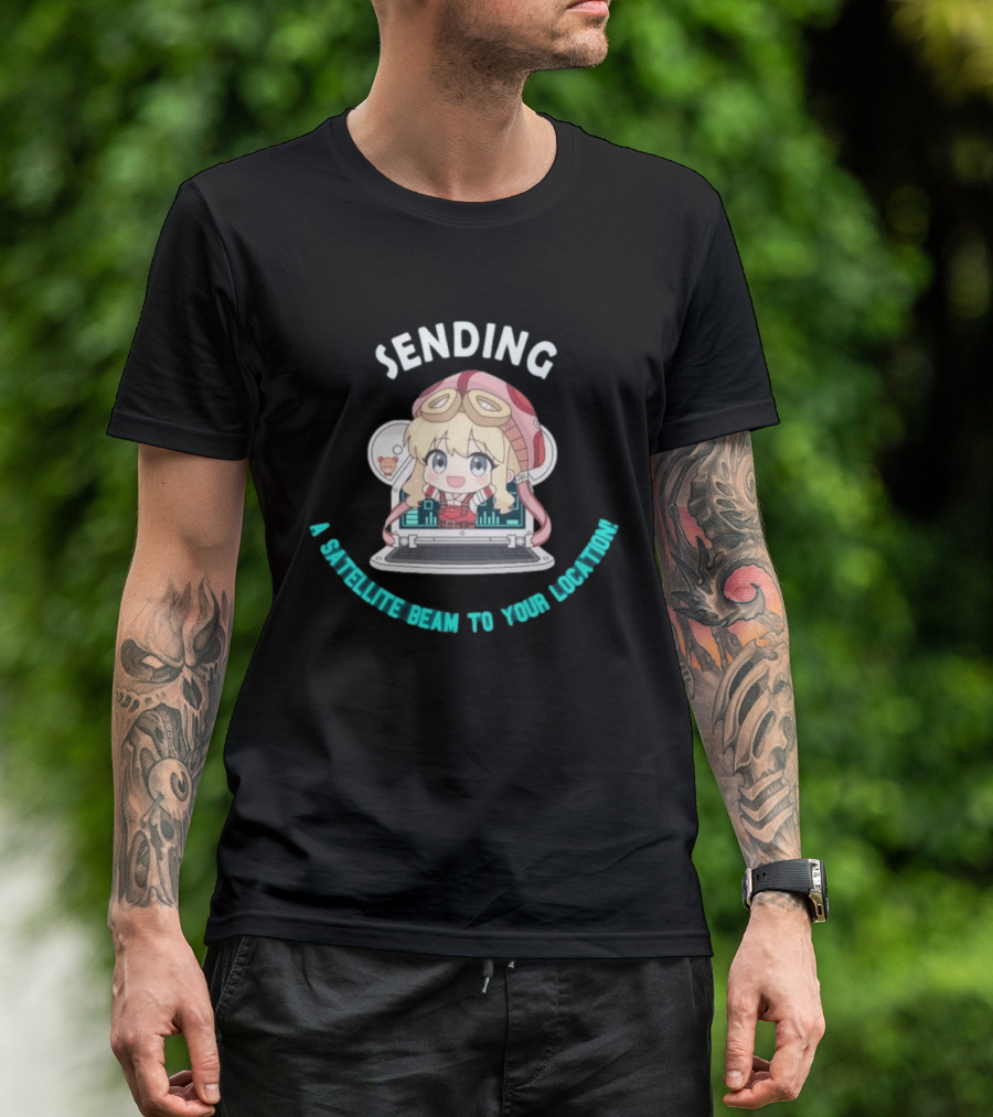 Tita Russell Sending A Satellite Beam To Your Location T-Shirt