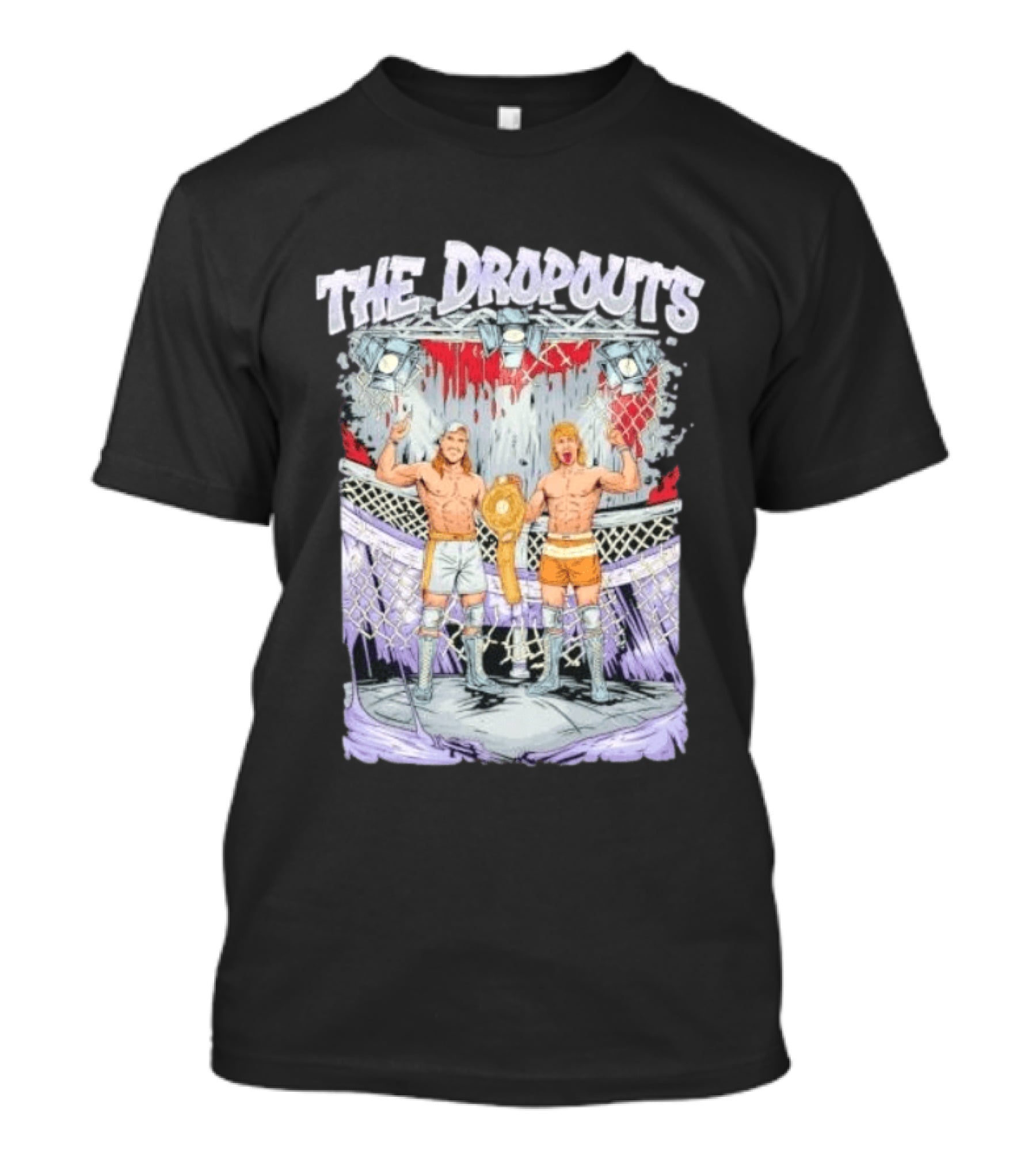 Tuckey And Scott Green The Dropouts Wrestling Champions In The Cage T-Shirt