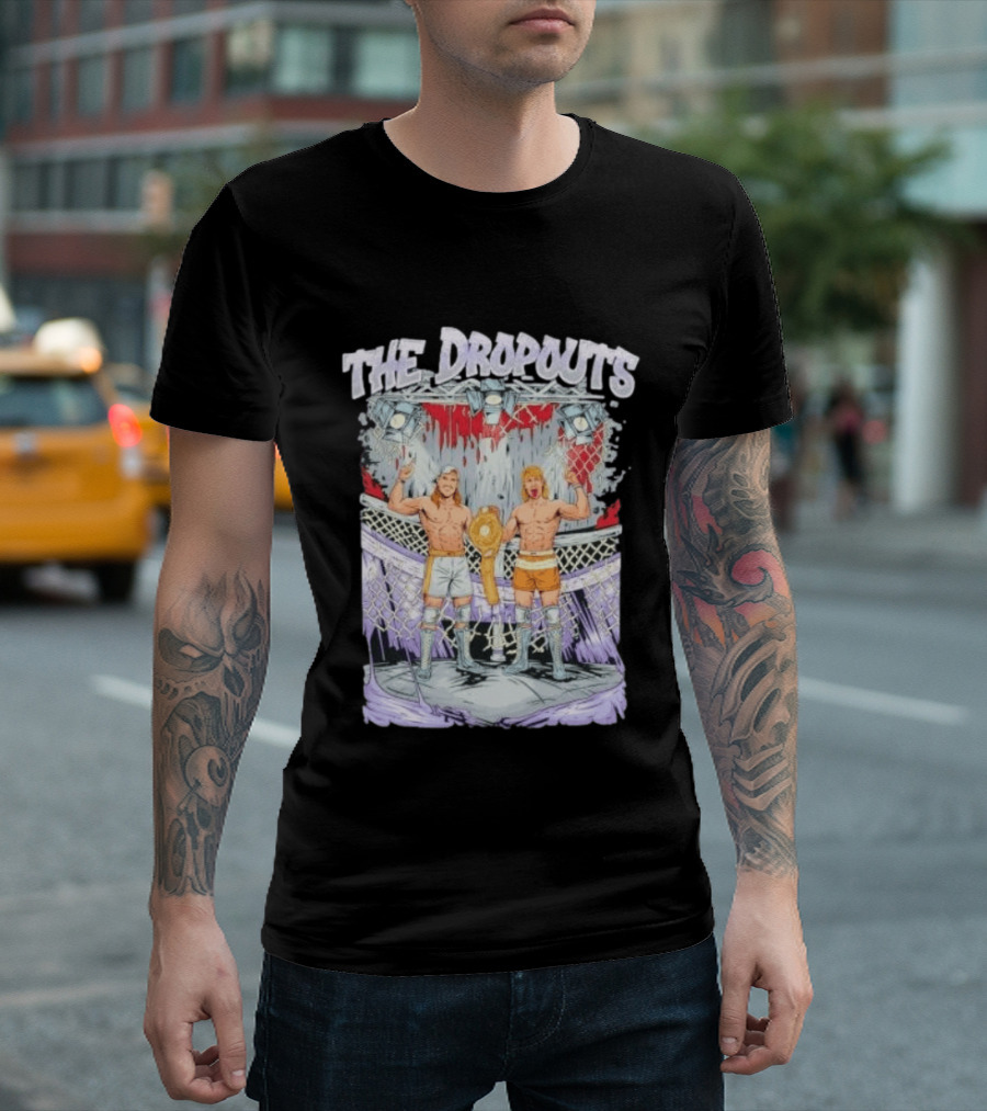 Tuckey And Scott Green The Dropouts Wrestling Champions In The Cage T-Shirt