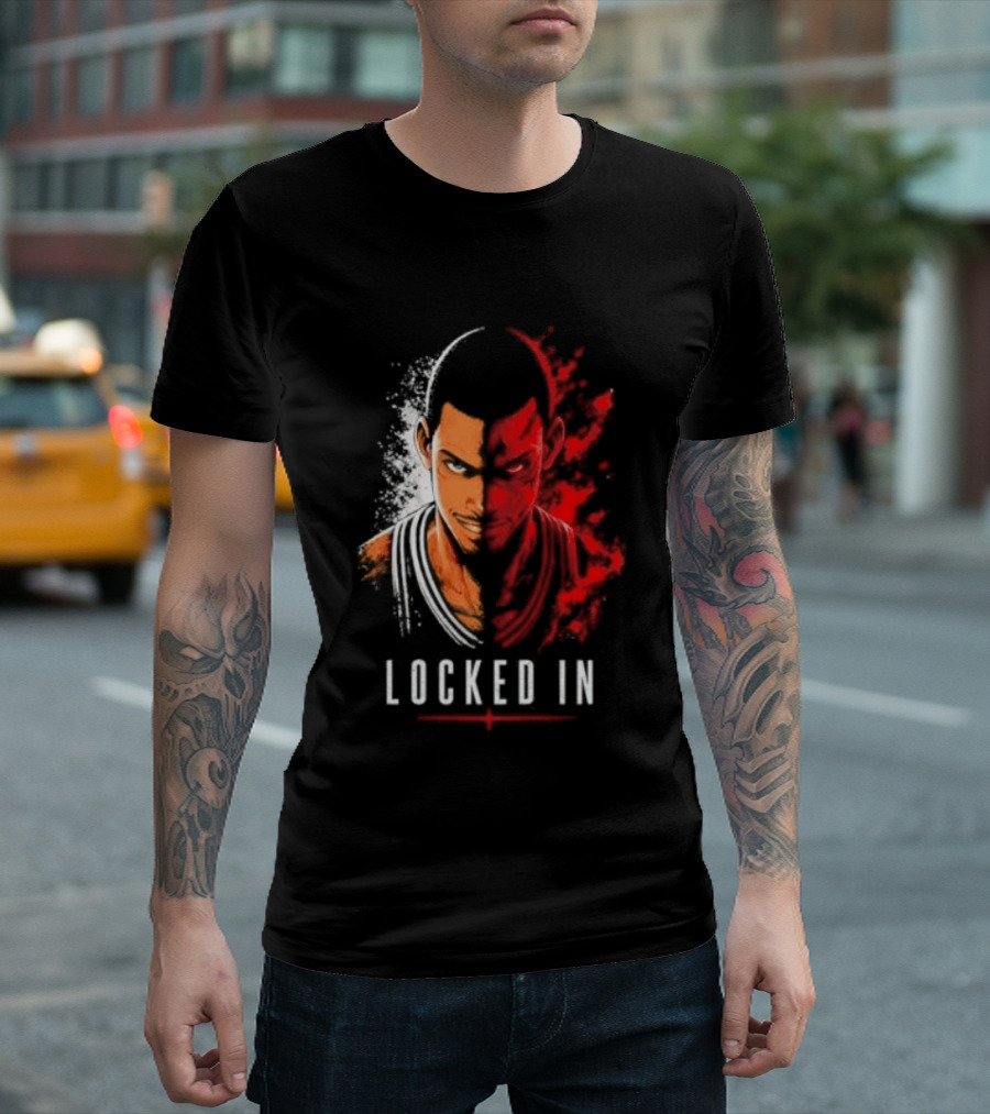 Victor Wembanyama Locked In Spurs Basketball Dual Color T-Shirt
