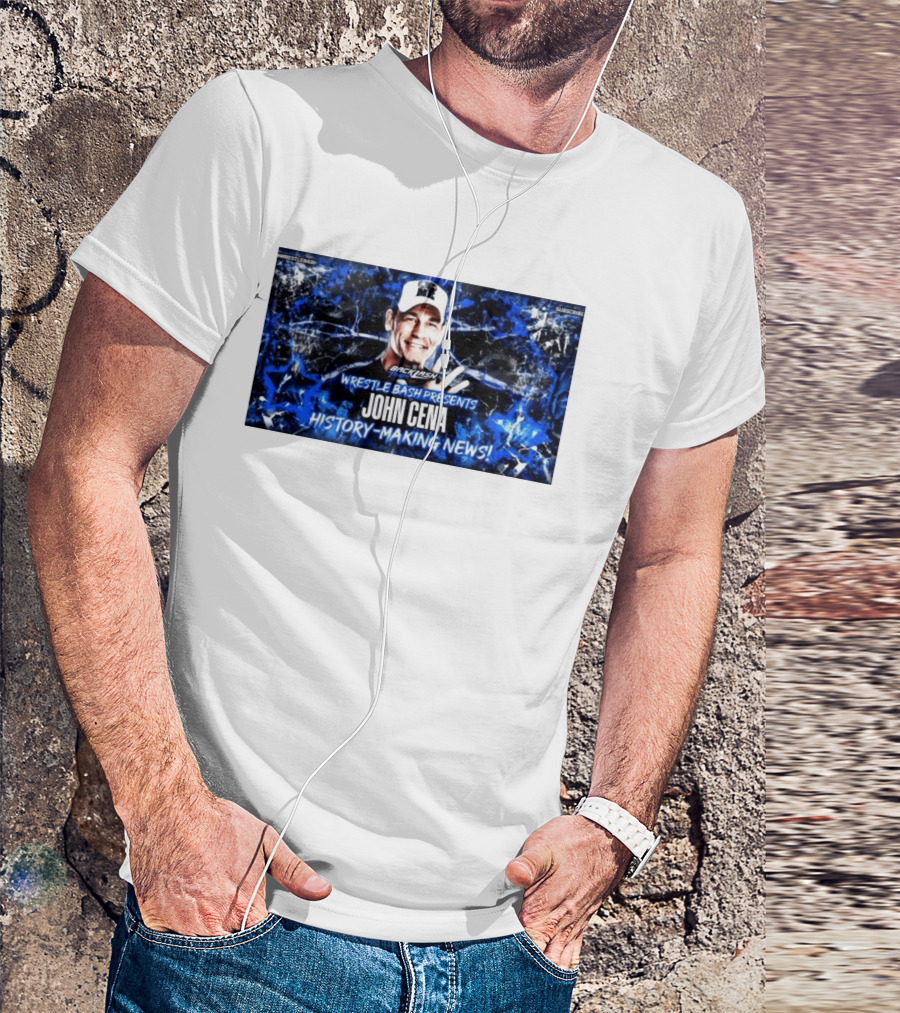 Wrestle Bash Presents Backlash Tampa John Cena History Making News T-Shirt