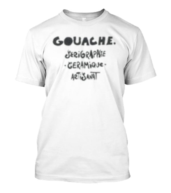 Gouache Bouquet Of Flowers Scratch The Surface Make T-Shirt