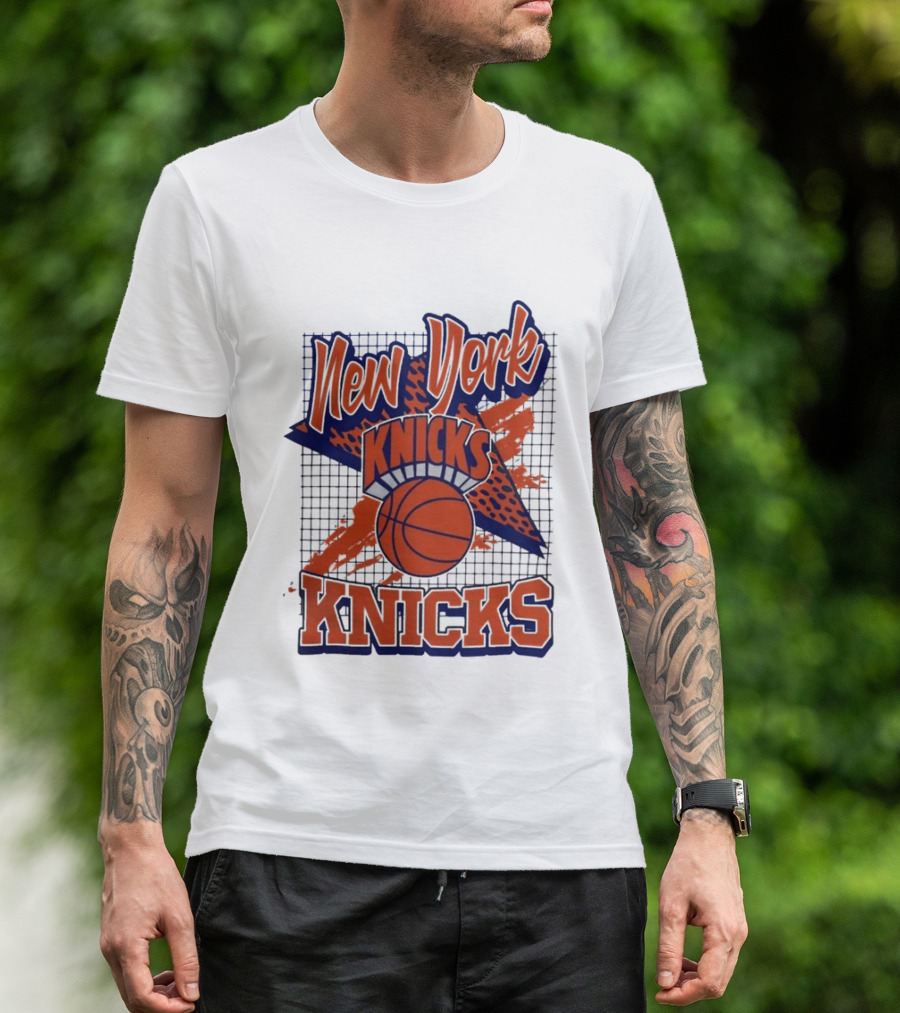 New York Knicks Hardwood Classics Vintage Basketball T-Shirt