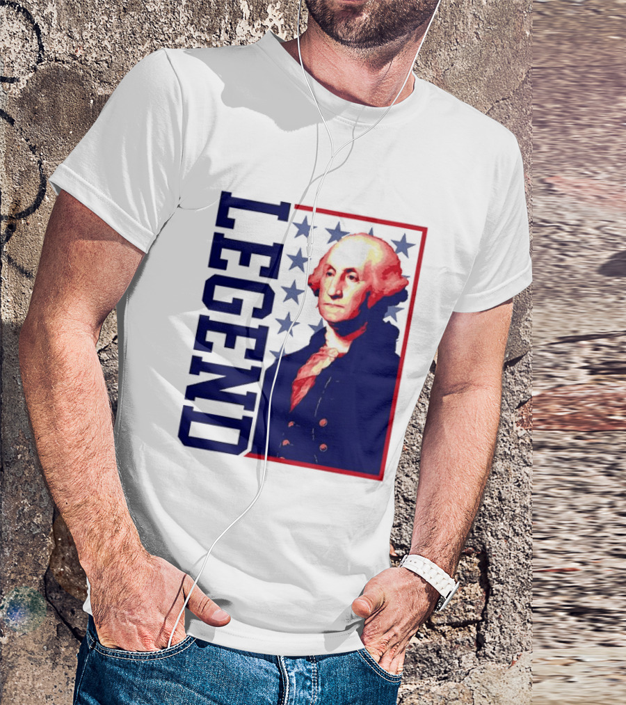 Legend George Washington 250th Anniversary America Freedom T-Shirt