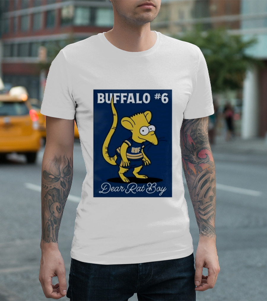 Buffalo #6 Dear Rat Boy BUF Jersey T-Shirt