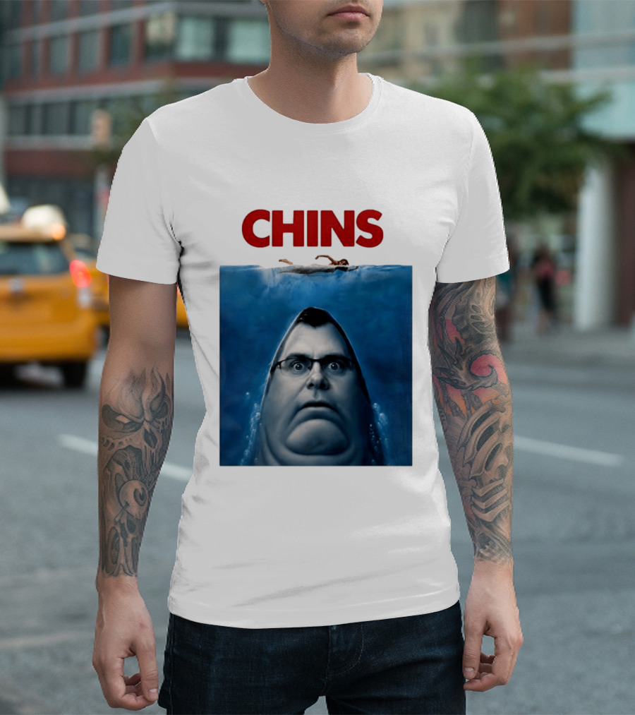 Chins X Jaws Movie T-Shirt