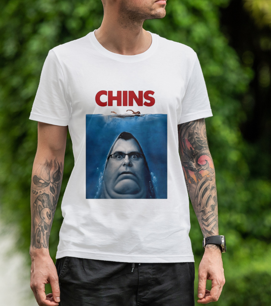 Chins X Jaws Movie T-Shirt