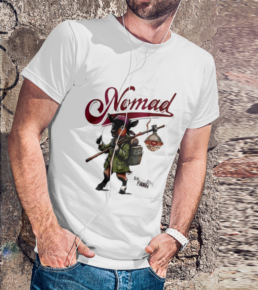 Dalscone Nomad Adventurous Goat Trekker With Lantern T-Shirt