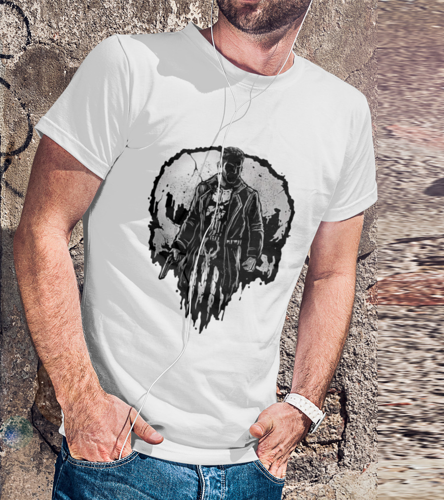 He Who Punishes Skull Emblem Marvel Comics T-Shirt