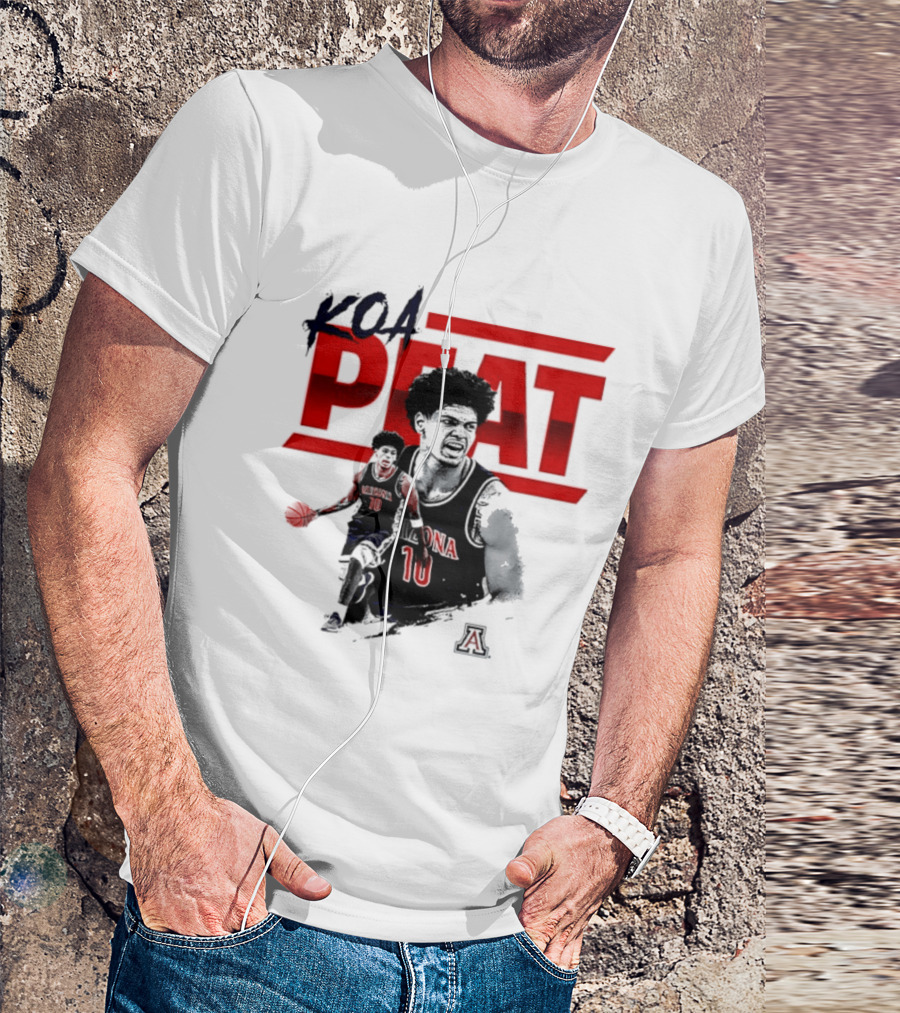 Koa Peat Arizona 10 Wildcats Basketball T-Shirt