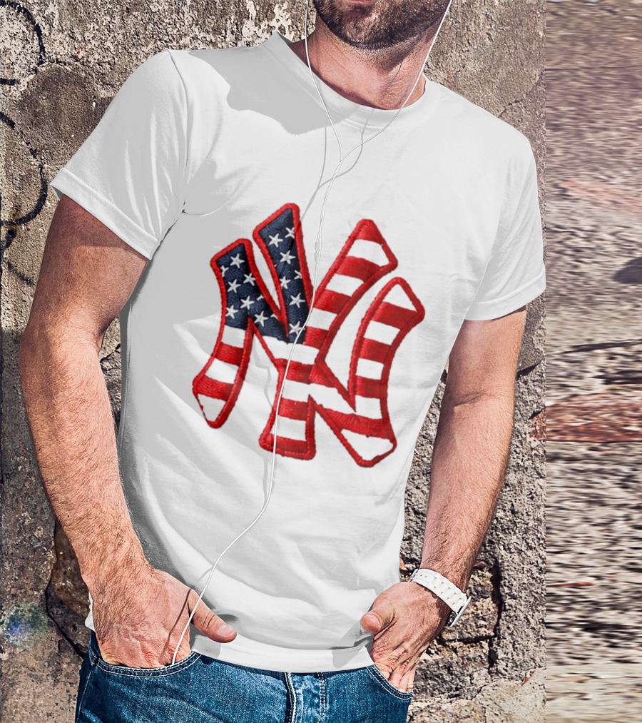 Yankees 4th Of July Stars And Stripes NY 2026 Giveaway T-Shirt