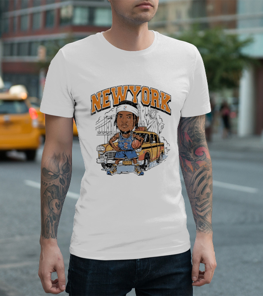 New York Knicks Deuce Taxi Miles McBride 2 Basketball Player T-Shirt