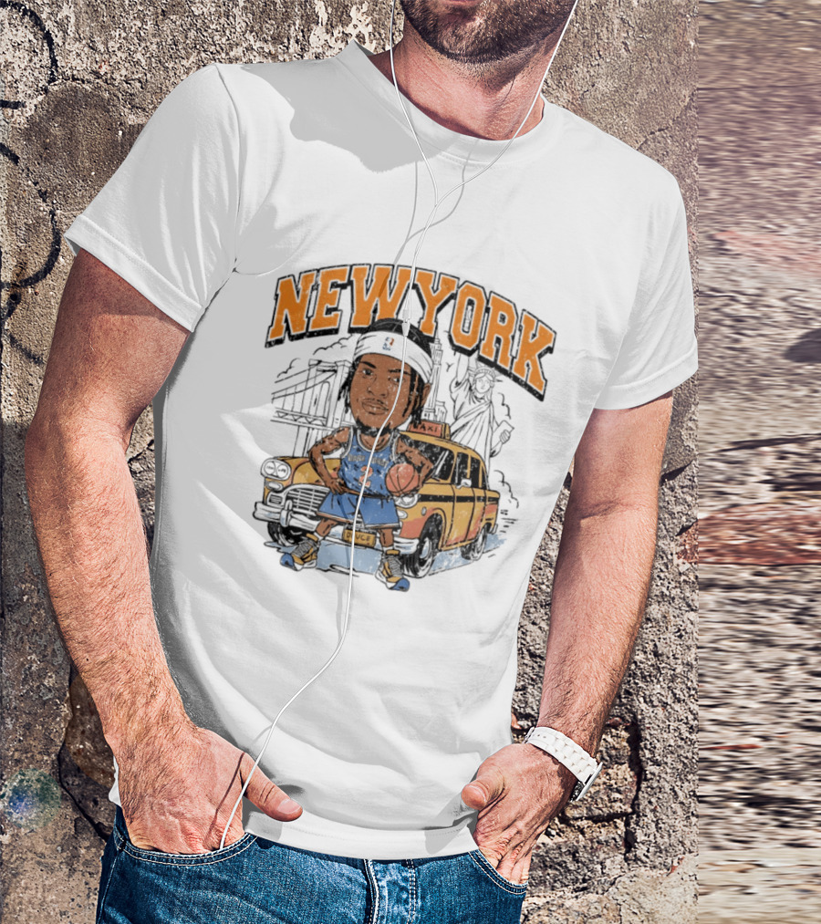 New York Knicks Deuce Taxi Miles McBride 2 Basketball Player T-Shirt