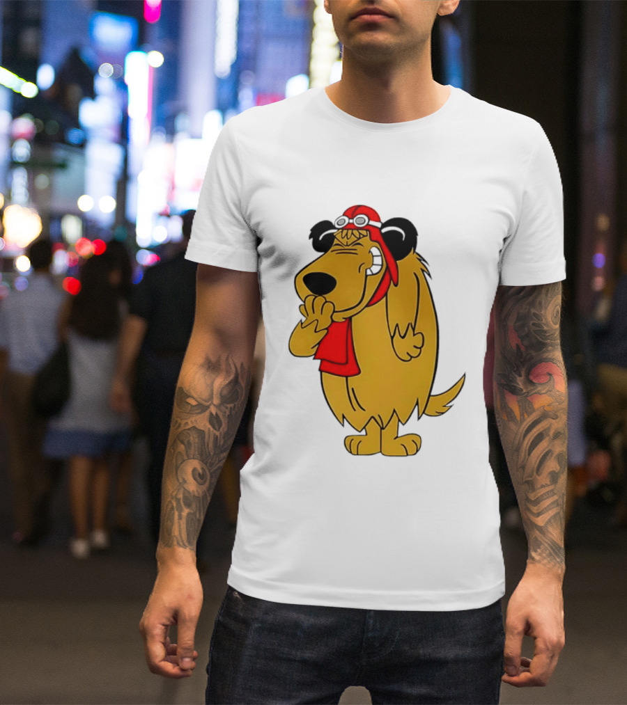 Muttley Dog Wacky Races Cartoon T-Shirt