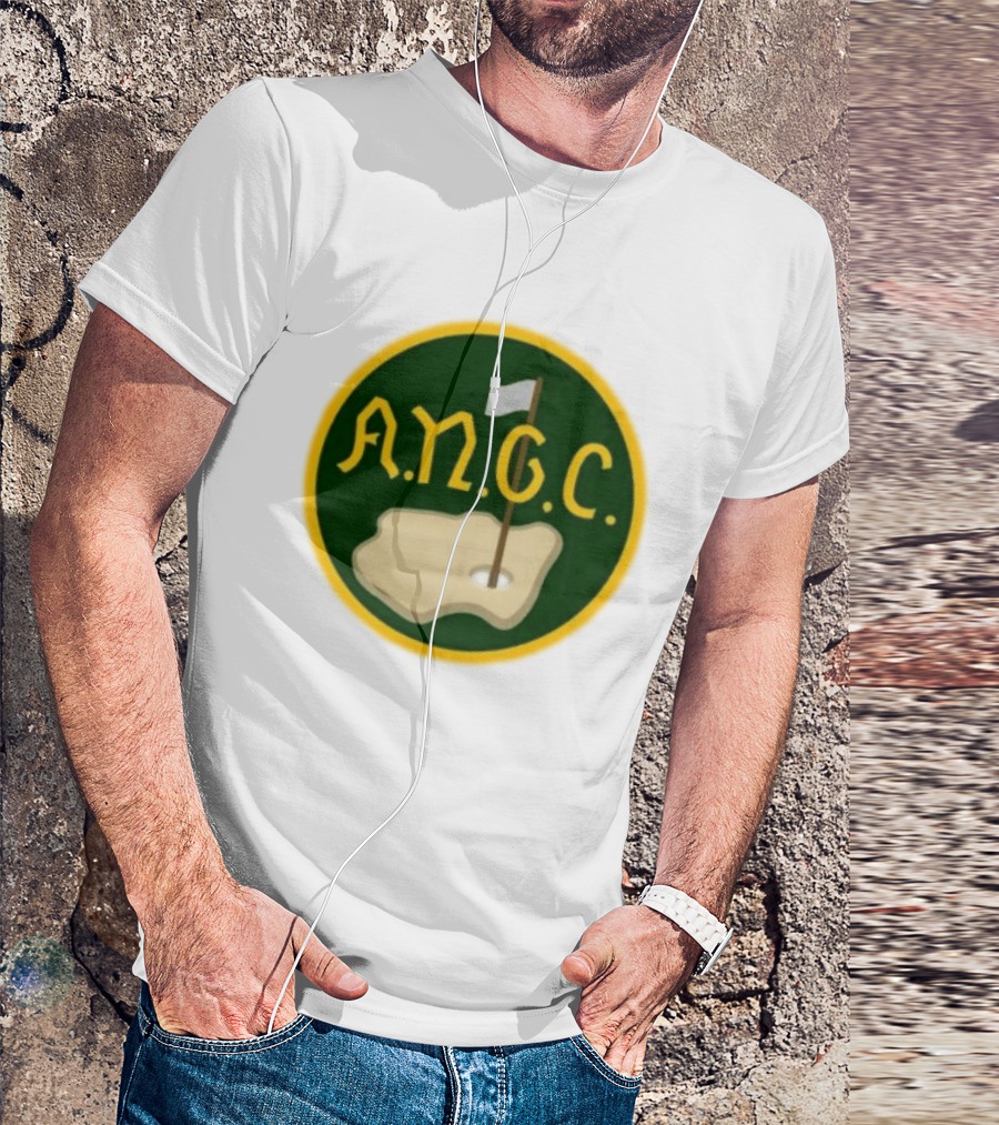 Cameron Young ANGC Golf Emblem Circular Crest T-Shirt