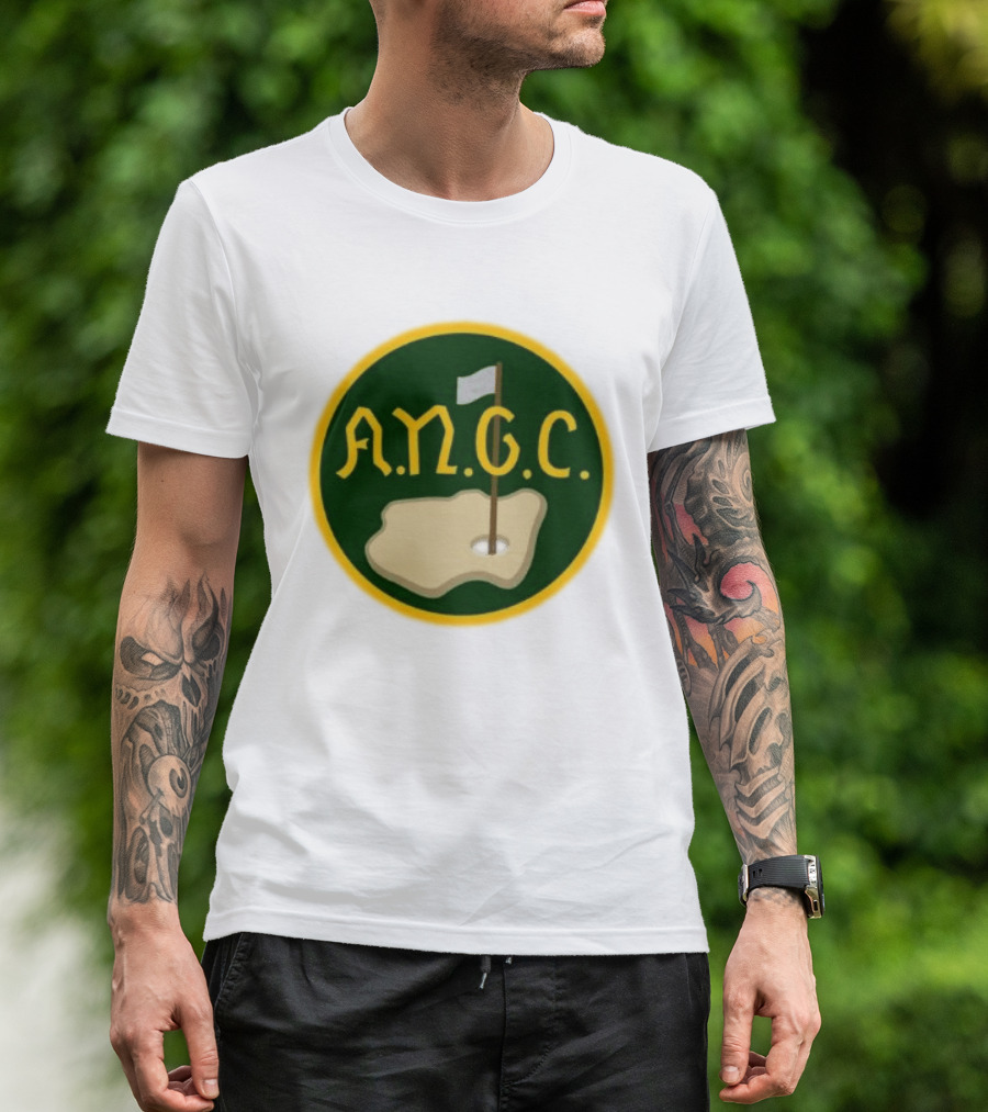 Cameron Young ANGC Golf Emblem Circular Crest T-Shirt