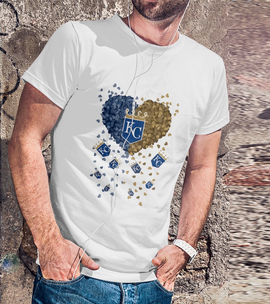 Kansas City Royals Heart KC Emblem MLB 2026 T-Shirt