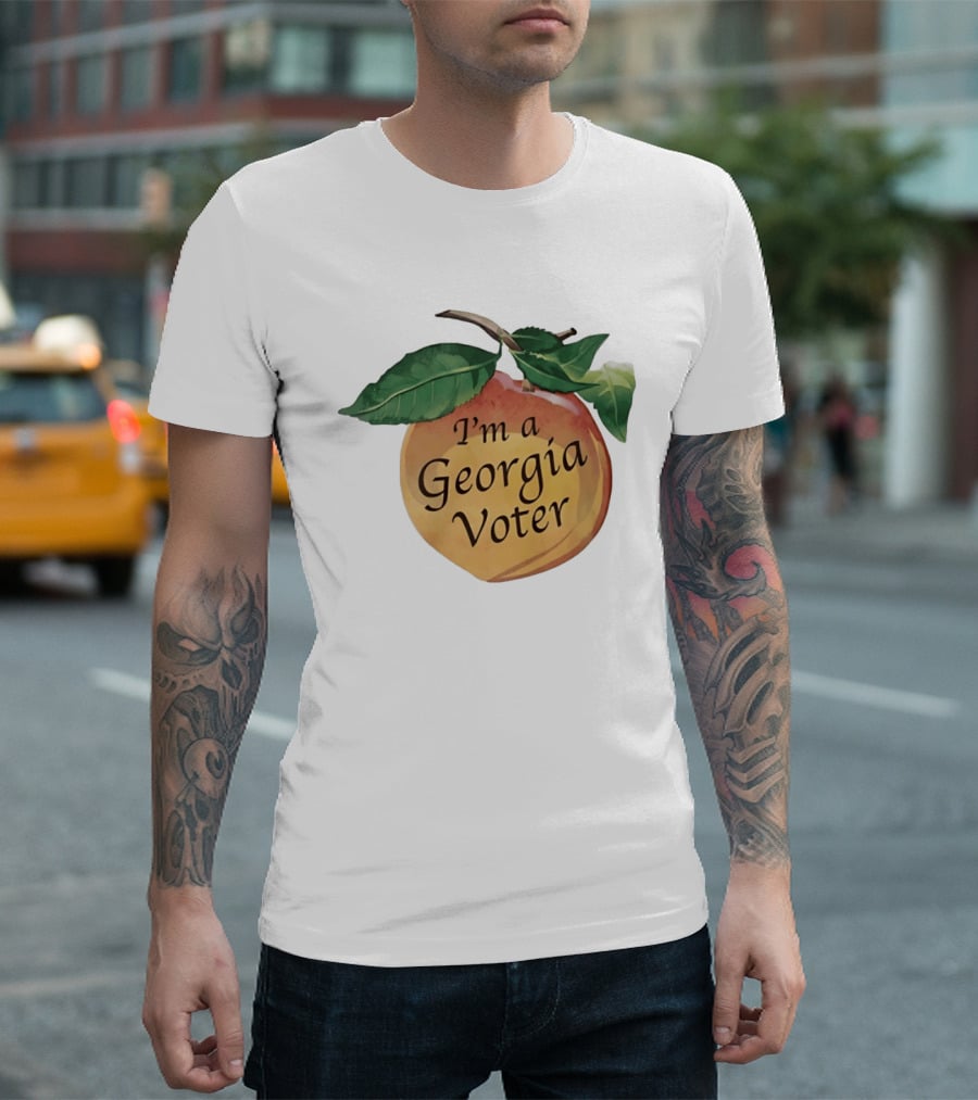 I'm A Georgia Voter Peach T-Shirt
