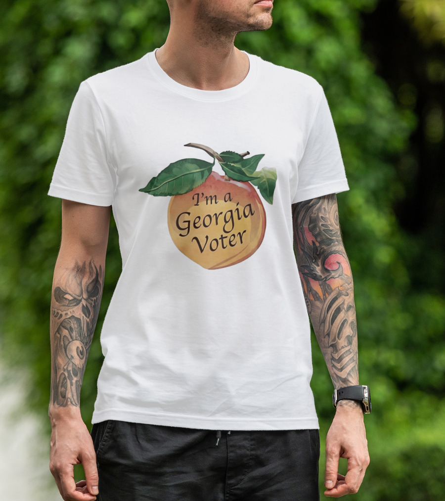 I'm A Georgia Voter Peach T-Shirt