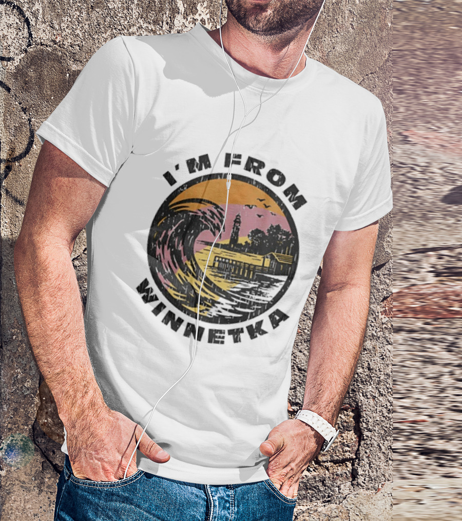 Johnny Hilbrant I'm From Winnetka Wave Scene T-Shirt