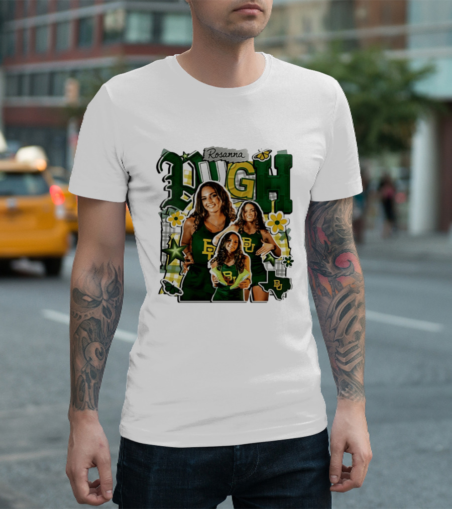 Rosanna Pugh Baylor Track And Field Team Collage T-Shirt
