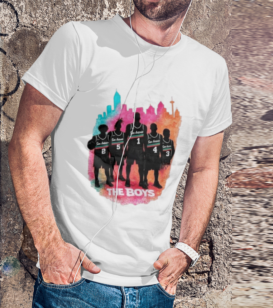 San Antonio Splash Hoops Skyline The Boys T-Shirt