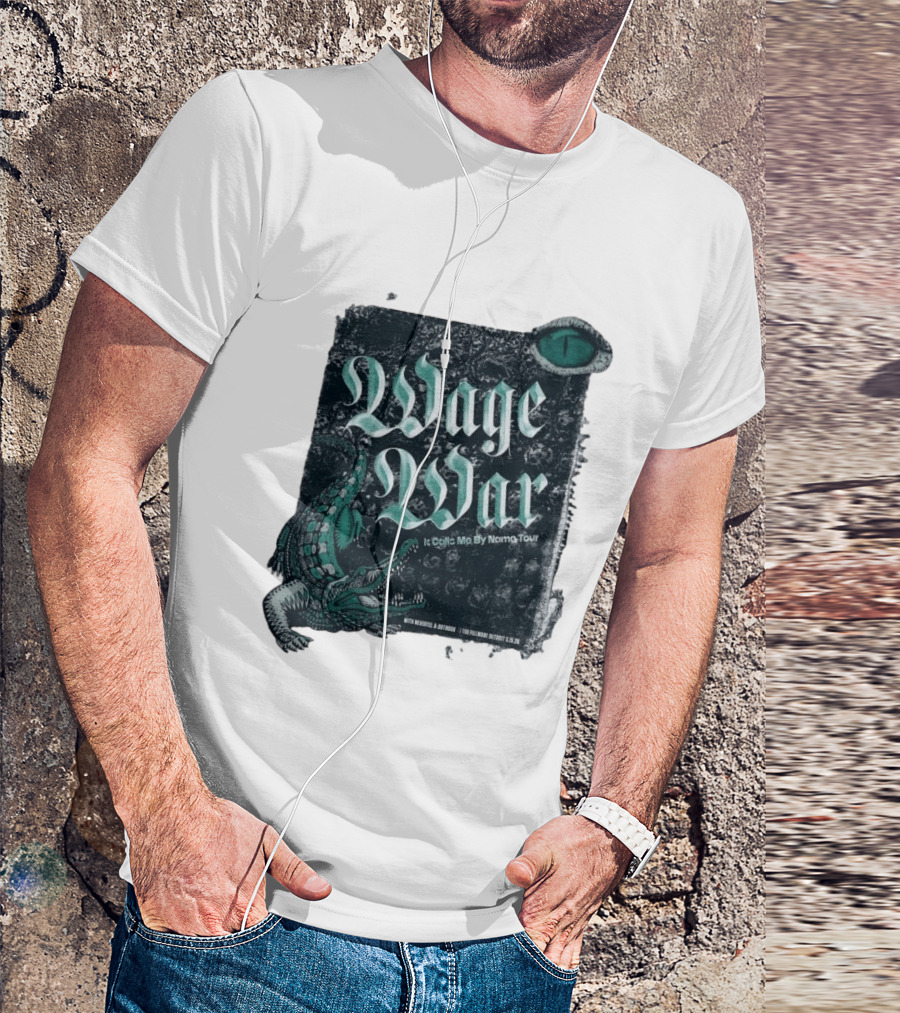 Wage War It Calls Me By Name Tour Detroit MI May 15 2026 Alligator Eye T-Shirt