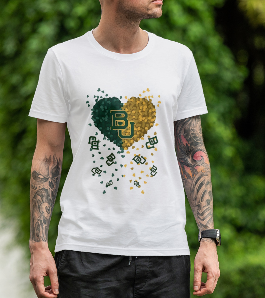 Heart Of Baylor Bears BU Football 2026 T-Shirt