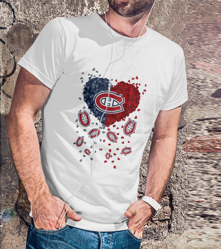 Montreal Canadiens Heart NHL 2026 Team Pride T-Shirt