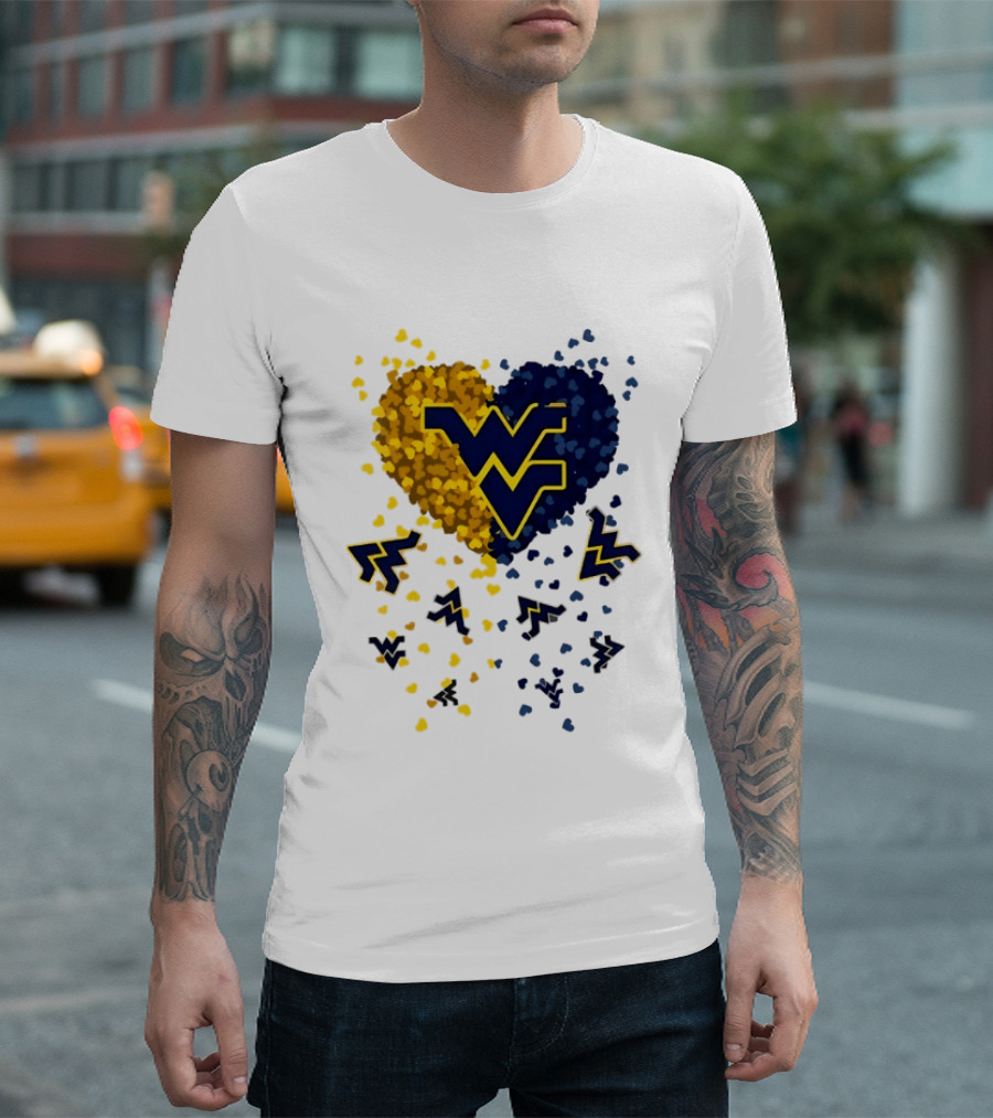 Heart Of West Virginia Mountaineers WV Football 2026 T-Shirt