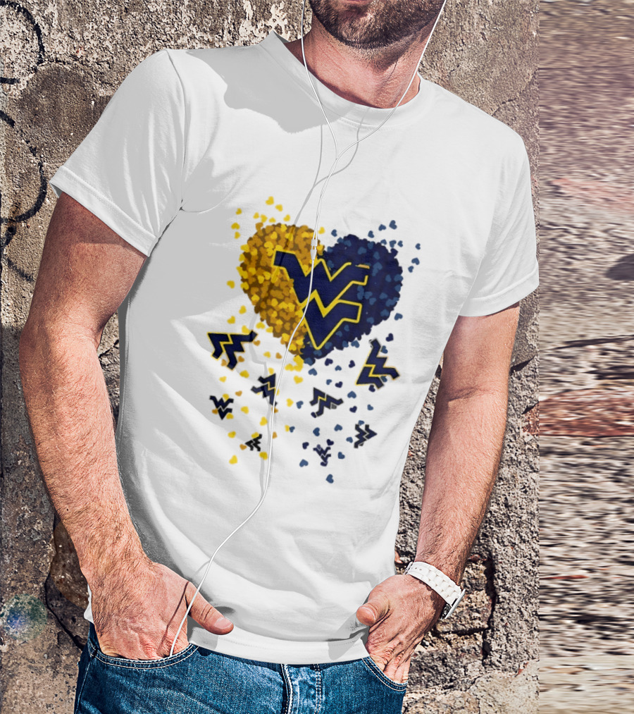 Heart Of West Virginia Mountaineers WV Football 2026 T-Shirt