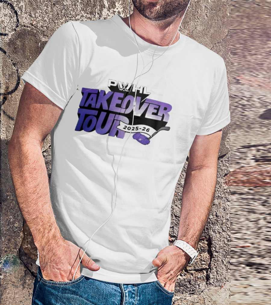PWHL Takeover Tour 2025 26 Hockey Sideline Royalty T-Shirt