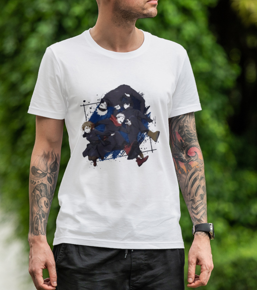 Jujutsu Kaisen Characters Dynamic Illustration 2026 Concert T-Shirt