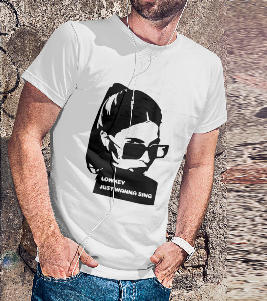 Lowkey Just Wanna Sing X Sophie Rey Sunglasses Girl T-Shirt