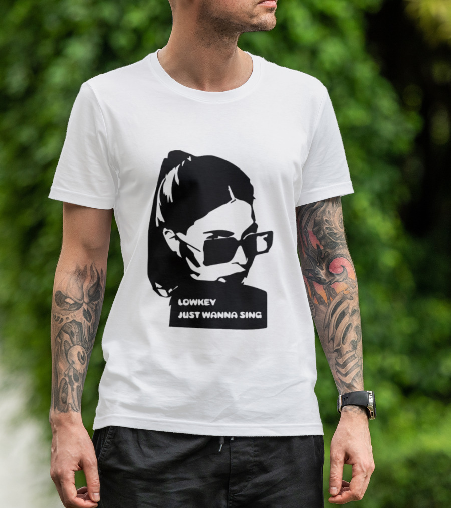 Lowkey Just Wanna Sing X Sophie Rey Sunglasses Girl T-Shirt