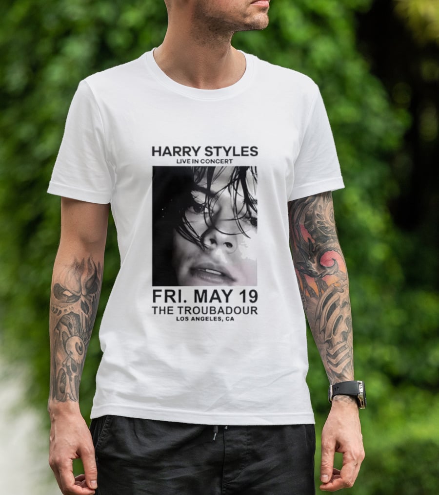 Harry Styles Live In Concert Fri May 19 The Troubadour Los Angeles 2026 T-Shirt