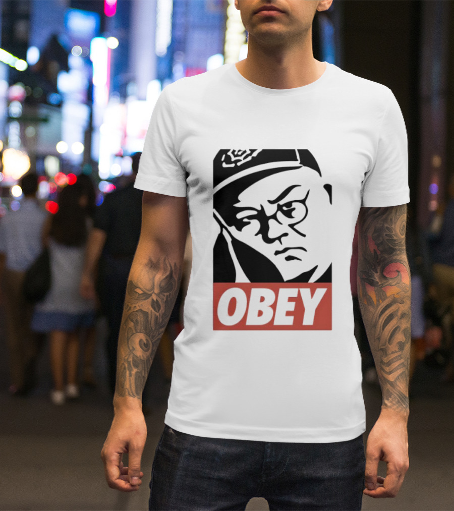Obey Giant Face Shepard Fairey Street T-Shirt