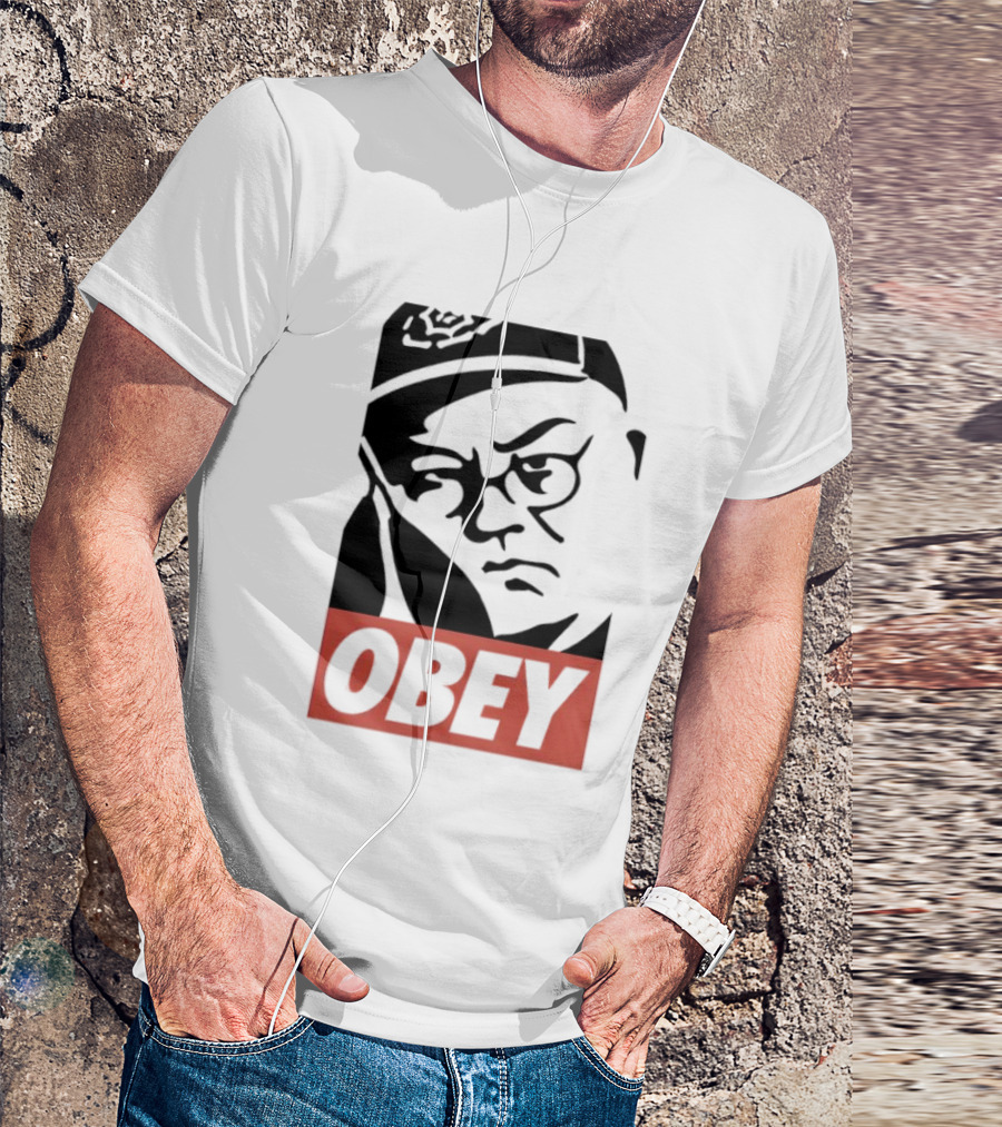 Obey Giant Face Shepard Fairey Street T-Shirt