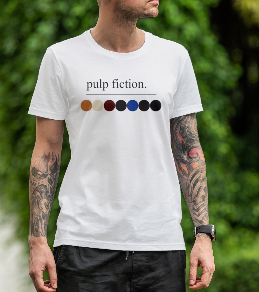 Pulp Fiction Colored Circles T-Shirt
