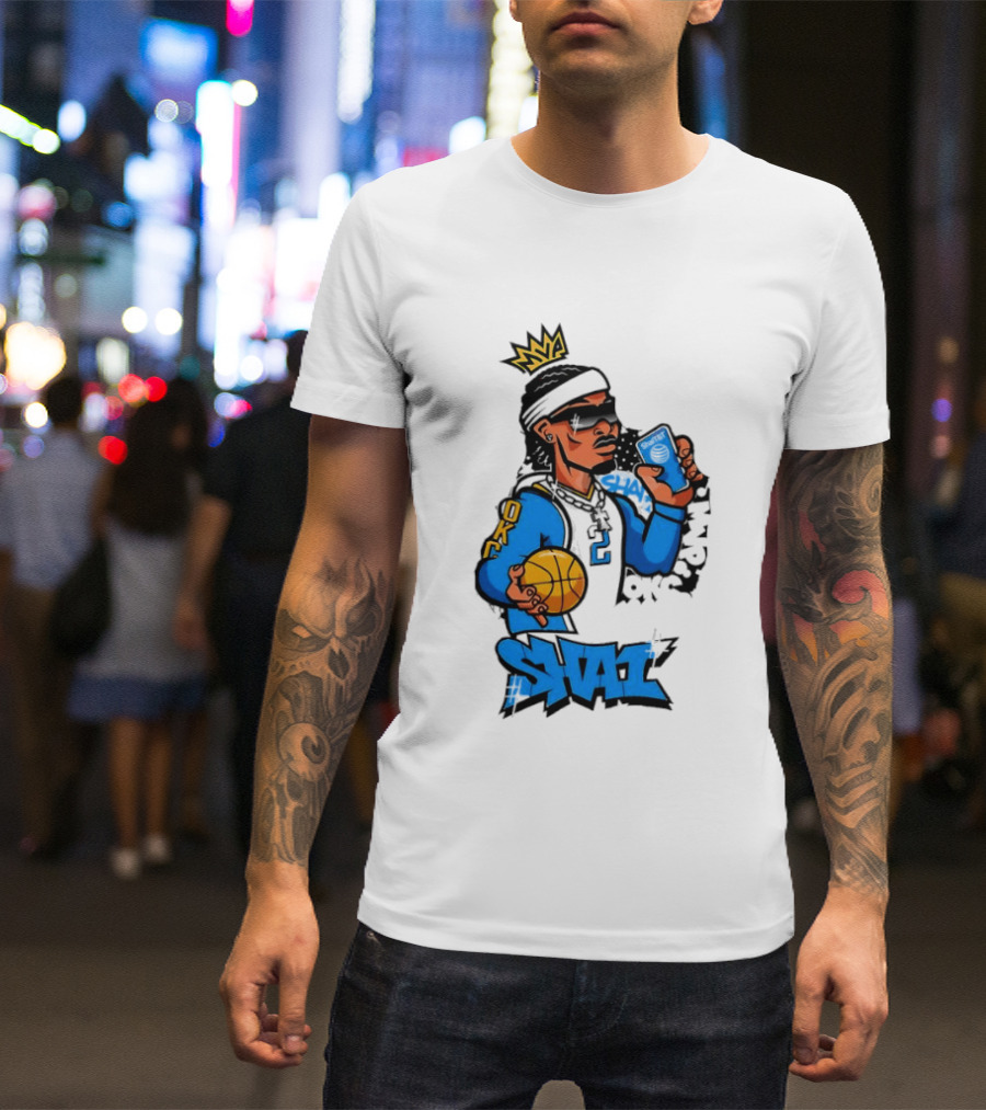 Shai Gilgeous Alexander OKC Crown Basketball Graphic SGA T-Shirt